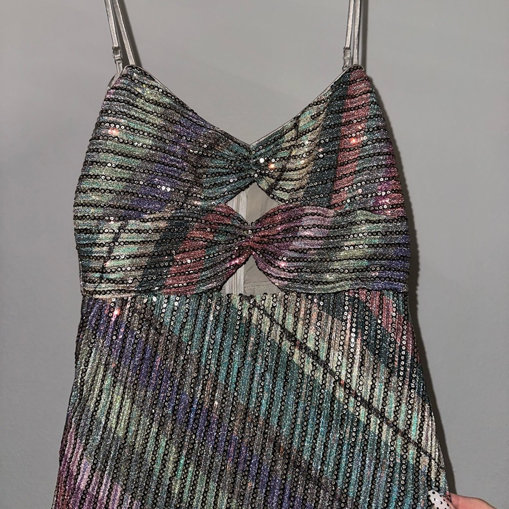 SAYLOR Multicolor Sequin Dress